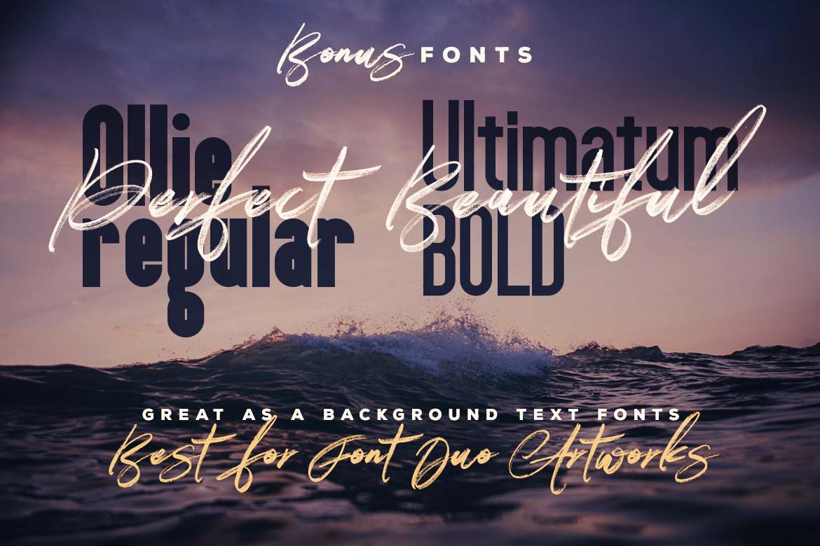 Right Brush &amp; SVG Font