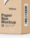 Kraft Paper Box Mockup