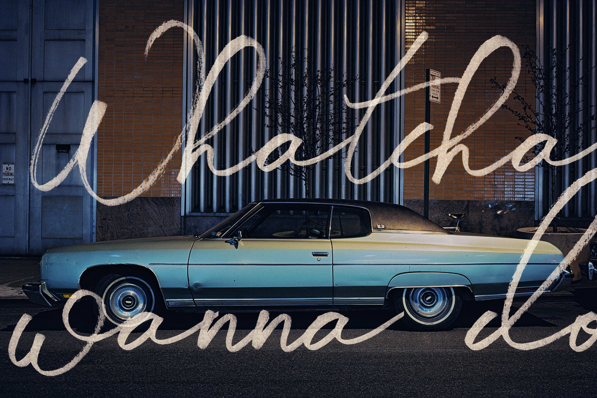 Midnight Brush & SVG Font Midnight Brush & SVG Font