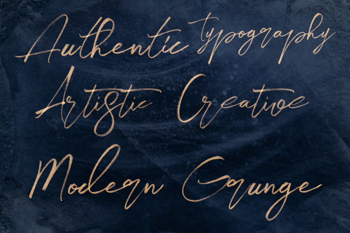 Midnight Brush & SVG Font Midnight Brush & SVG Font
