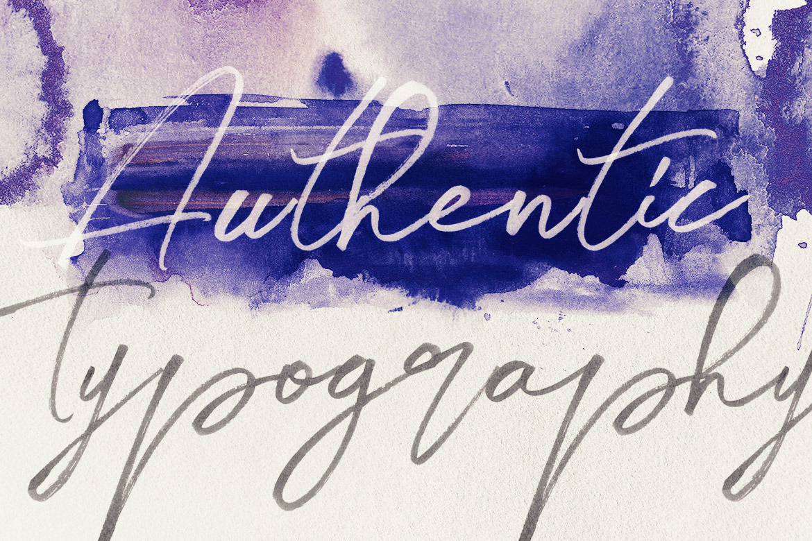 Midnight Brush & SVG Font Midnight Brush & SVG Font