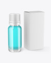 Glass Dropper Bottle with Box Mockup