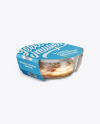 Food Container w/ Donut Mockup