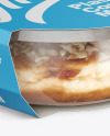 Food Container w/ Donut Mockup