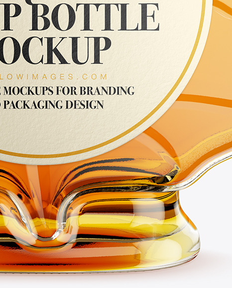 Maple Syrup Bottle Mockup