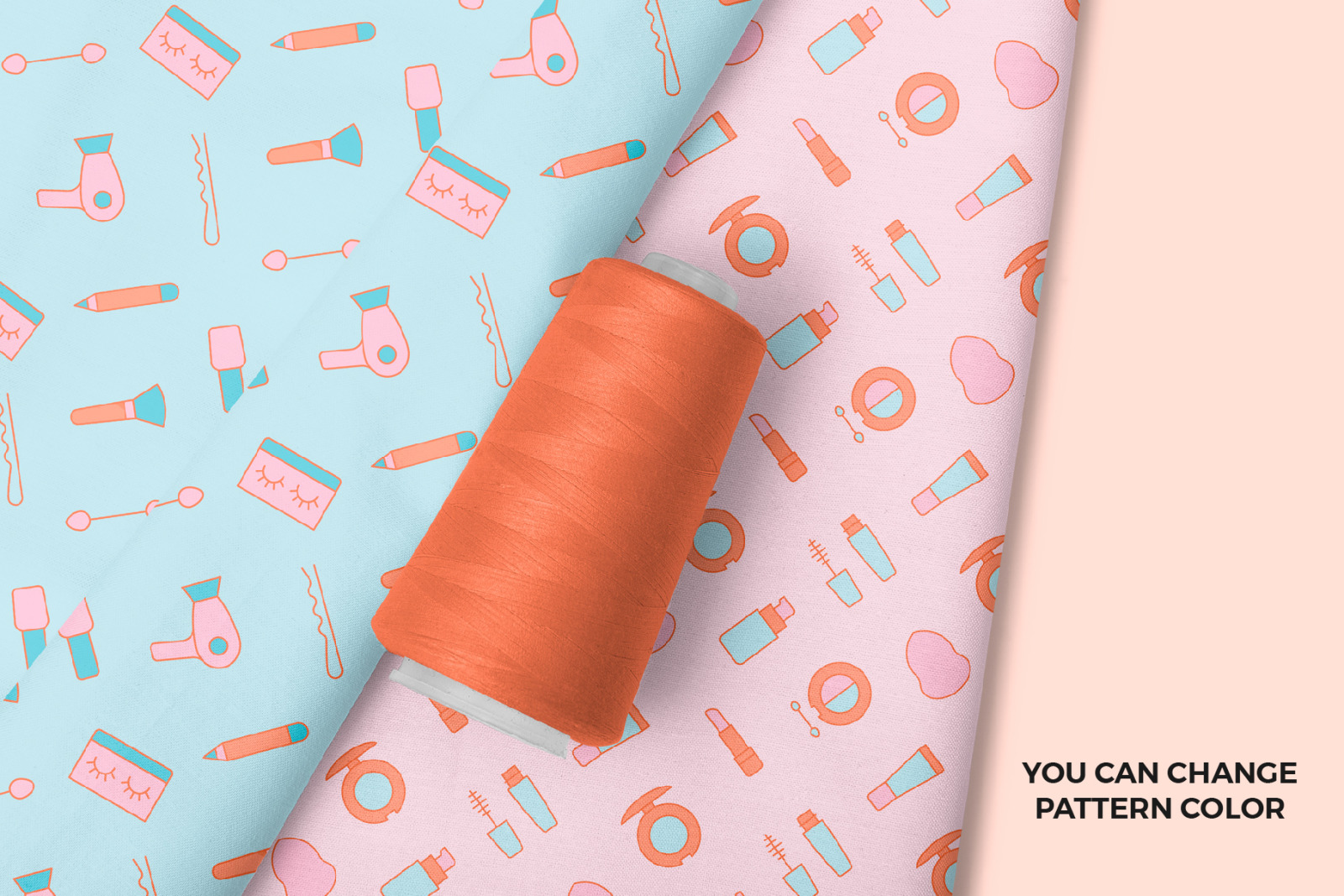 Cosmetics Seamless Patterns Cosmetics Seamless Patterns