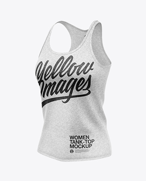 Melange Women&#039;s Tank Top Mockup