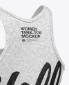 Melange Women's Tank Top Mockup