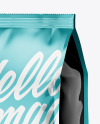 Glossy Food Bag Mockup