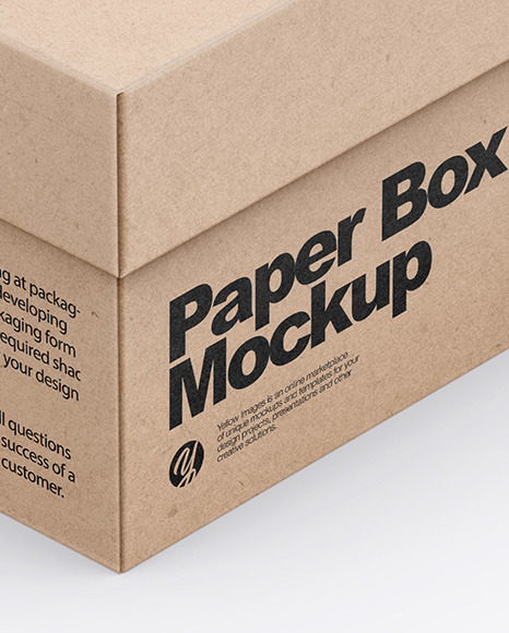 Kraft Box Mockup Kraft Box Mockup