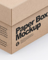 Kraft Box Mockup Kraft Box Mockup
