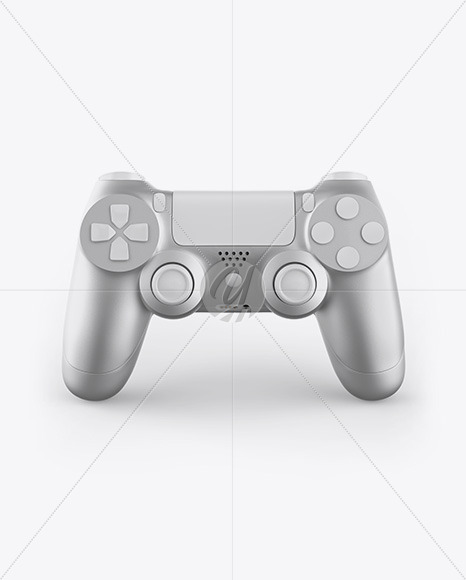 Matte Metallic DualShock 4 Controller Mockup