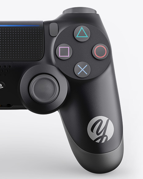 Matte Metallic DualShock 4 Controller Mockup