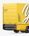 Electric Truck Mockup - Back Half Side View