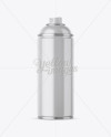 Glossy Spray Can Without Cap Mockup - Front View