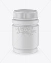 Matte Pill Bottle Mockup - High-Angle Shot