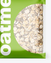 Food Bag w/ Oatmeal Mockup Food Bag w/ Oatmeal Mockup