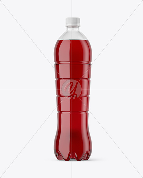 1,5L Cherry Juice Bottle Mockup