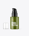 Matte Cosmetic Pump Bottle Mockup