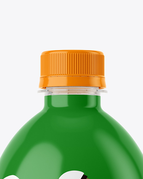 1,5L Carrot Juice Bottle Mockup