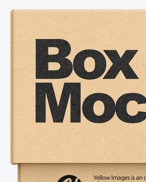 Kraft Box Mockup