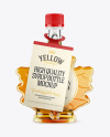 Maple Syrup Bottle w/ Tag Mockup