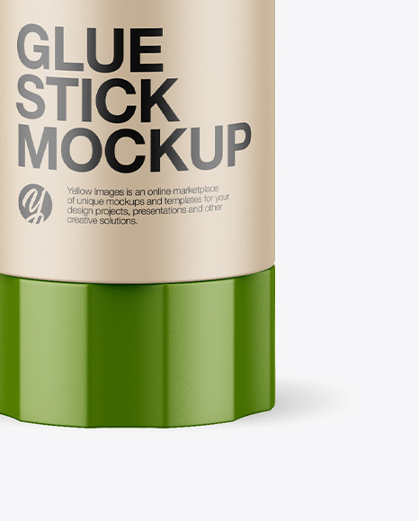 Matte Glue Stick Mockup