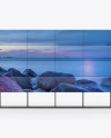 Wide Video Wall Mockup