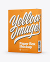 Paper Box Mockup
