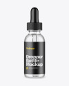 Glass Dropper Bottle Mockup