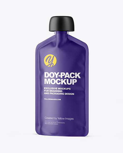Matte Doy-Pack Mockup - Energy gel