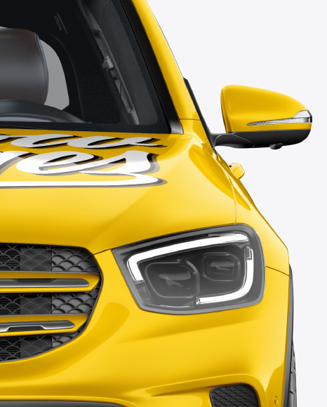 Compact Crossover SUV Mockup - Front View