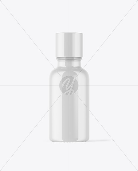 Glossy Dropper Bottle Mockup