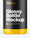 Glossy Dropper Bottle Mockup