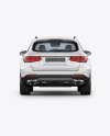 Compact Crossover SUV Mockup - Back View