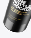 Black Glass Bottle Mockup