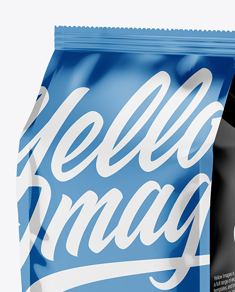 Glossy Food Bag Mockup