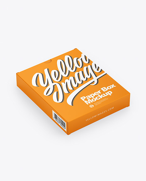 Paper Box Mockup - Wrapping paper mockup