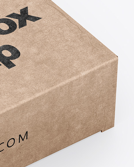 Kraft Box Mockup Kraft Box Mockup