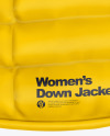 Women's Down Jacket Mockup - Half Side View