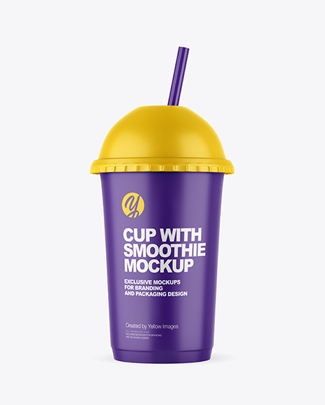 Matte Plastic Cup Mockup