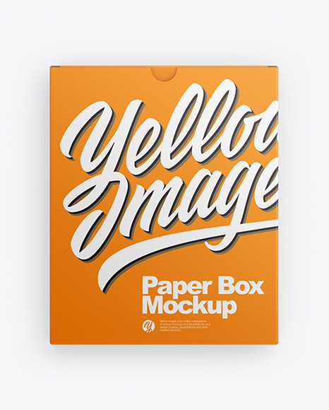 Paper Box Mockup - Wrapping paper mockup