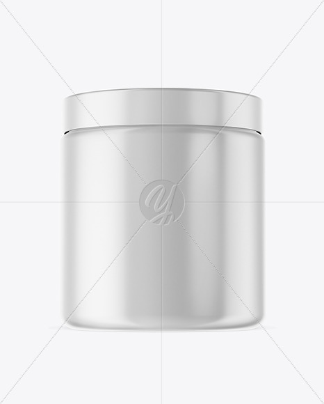 Matte Plastic Jar Mockup