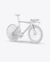 Carbon Triathlon Bicycle Mockup - Halfside View