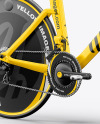 Carbon Triathlon Bicycle Mockup - Halfside View