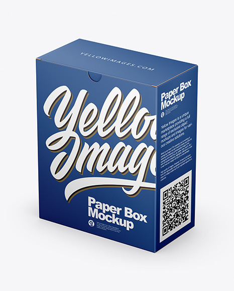 Paper Box Mockup - Wrapping paper mockup