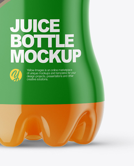 0,5L Carrot Juice Bottle Mockup