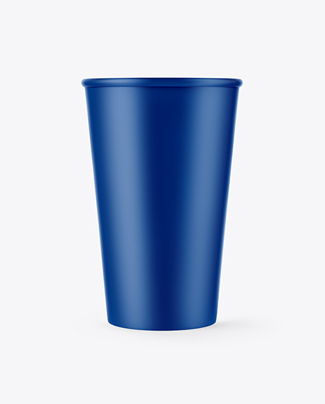 Coffee Cup with Straw Mockup