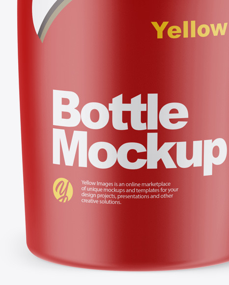 Matte Bottle Mockup