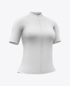 Women`s Cycling Jersey Mockup